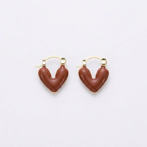 Amber Mini Heart
