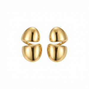 Sculpted Gold Twin Cuff
