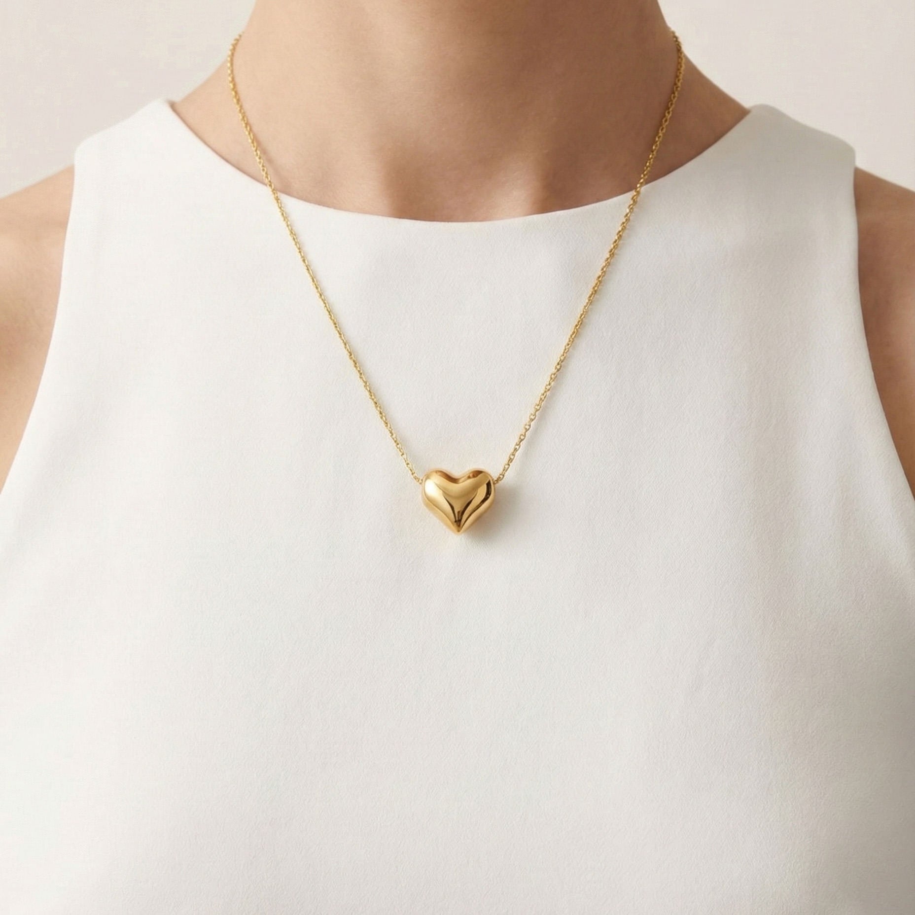 Soft Heart Necklace