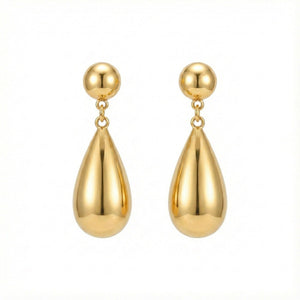 Sculpted Luxe Teardrop Drops