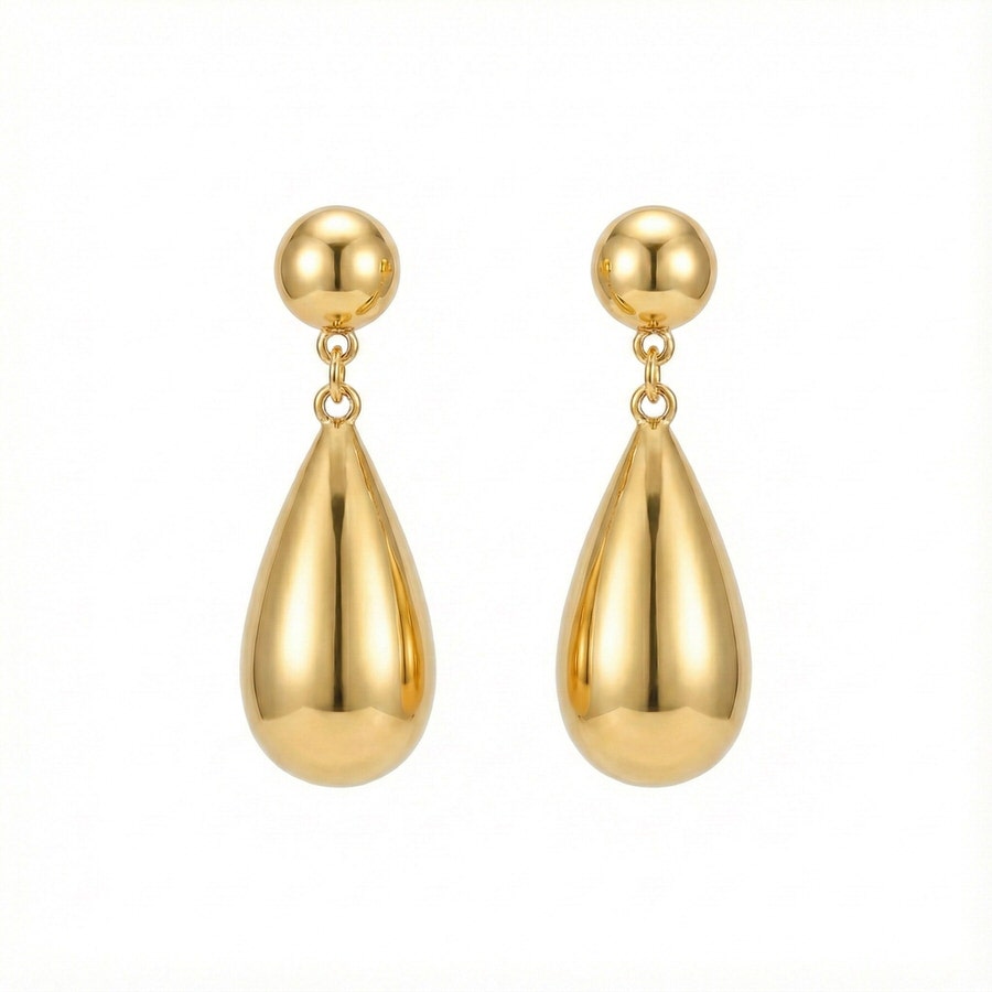 Sculpted Luxe Teardrop Drops