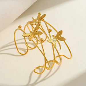 Dragonfly Wire Cuff