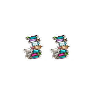 Prism Arc Hoop Earrings