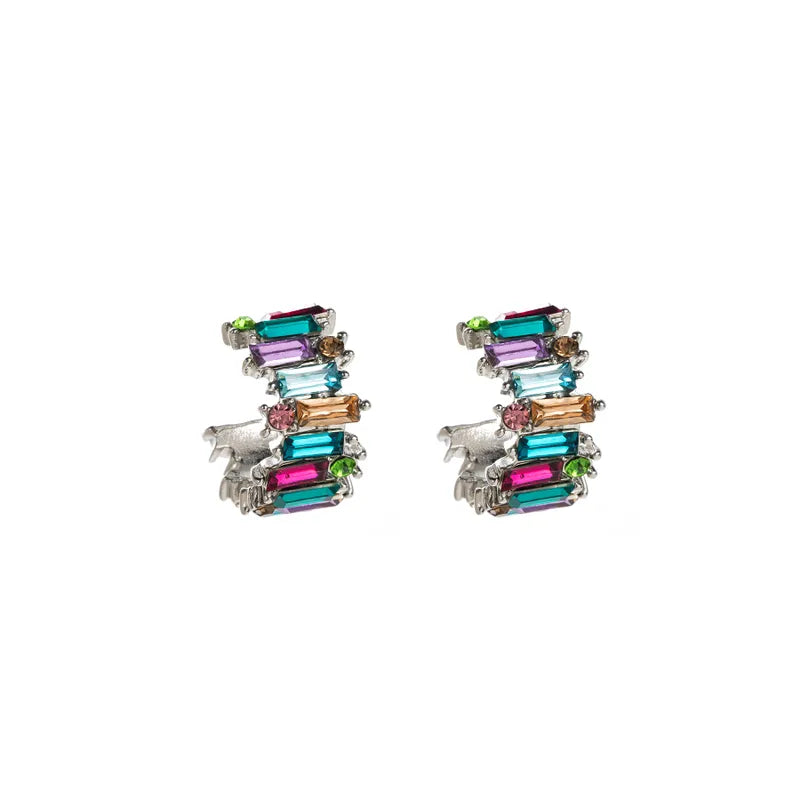 Prism Arc Hoop Earrings