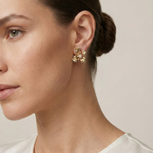 Radiant Bloom Stud Earrings