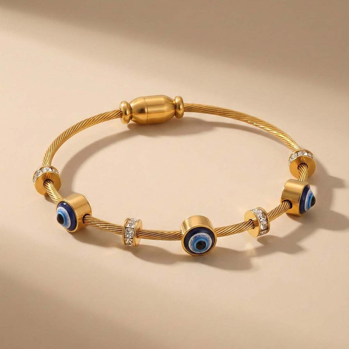 Aurelia Evil Eye Cuff