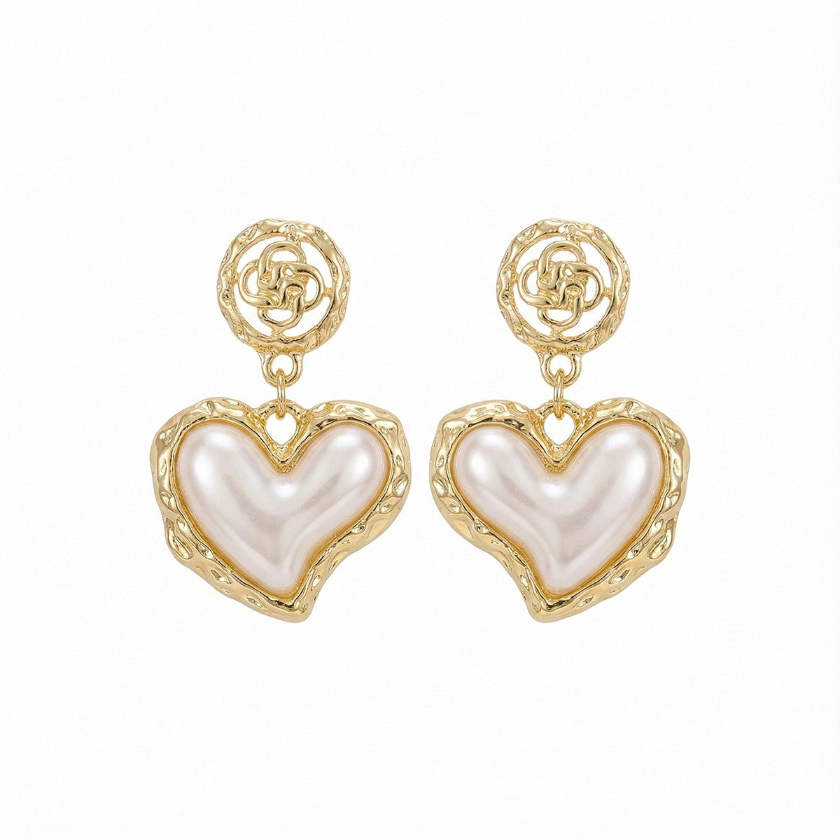 Vintage Rose Heart Drops