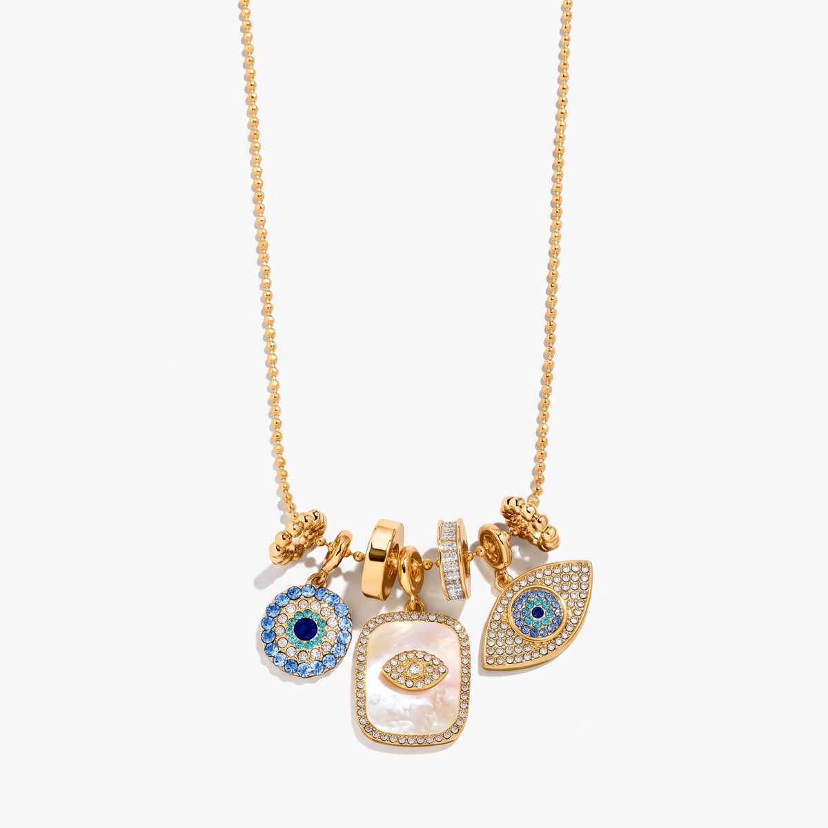 Nazar Pearl & Pavé Necklace
