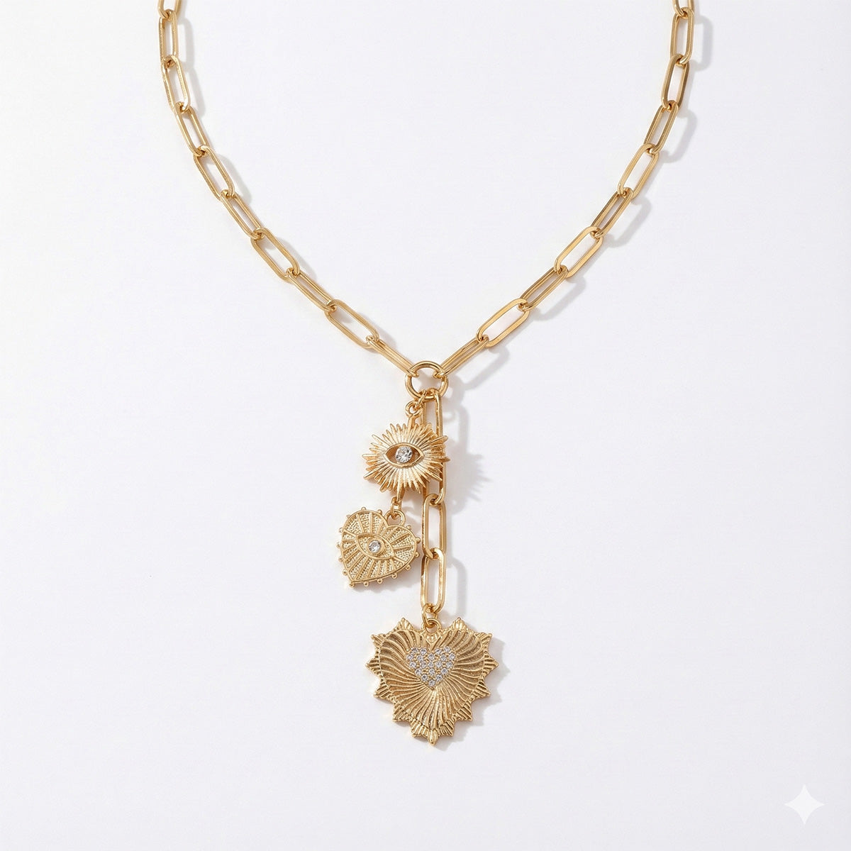Layered Charm Necklace