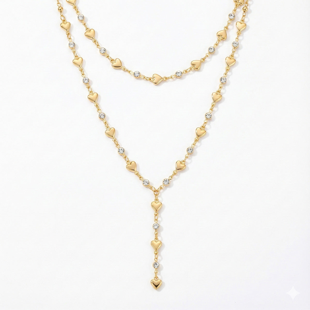 Golden Heartline Lariat