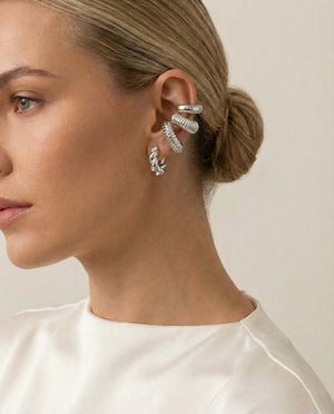 Modern Coil Ear Cuff Quad Set